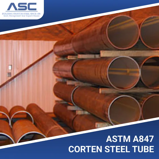 astm A847 Corten Steel tube