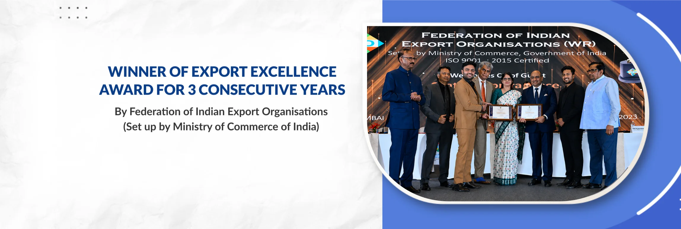 Amardeep Steel Centre LLP awarded for export excellence by FIEO
