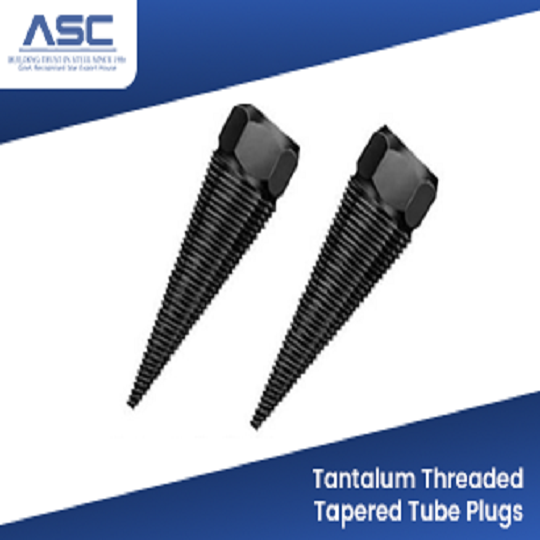 Tantalum Threaded Tapered Tube Plugs