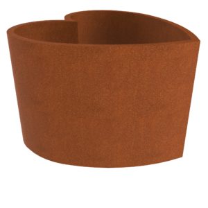 Corten Heart Shaped Planter