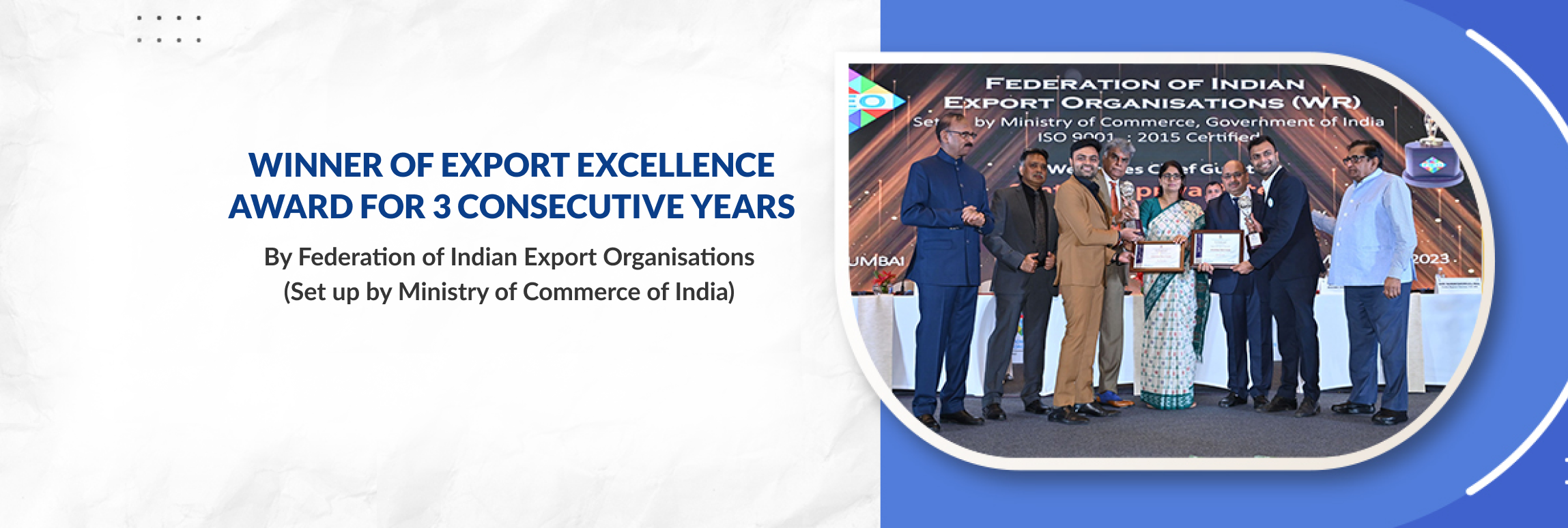 Amardeep Steel Centre LLP awarded for export excellence by FIEO